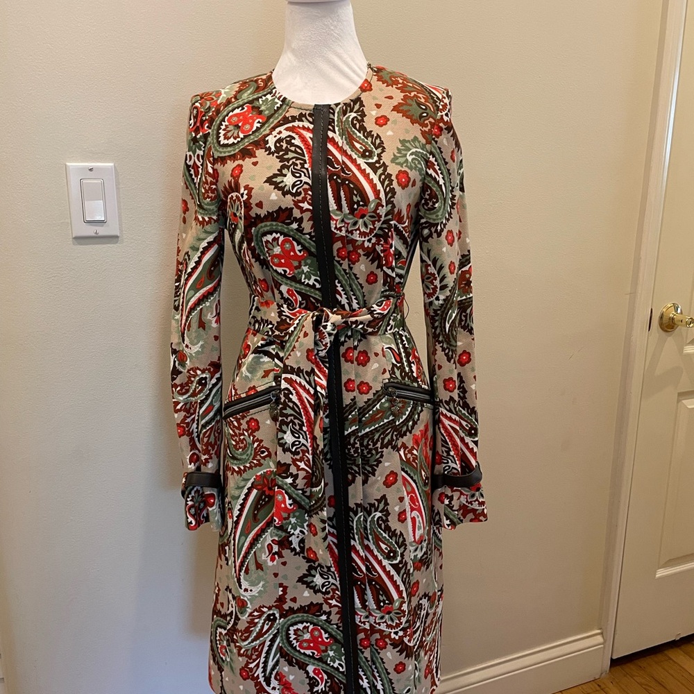 Elegant Paisley Print Jacket